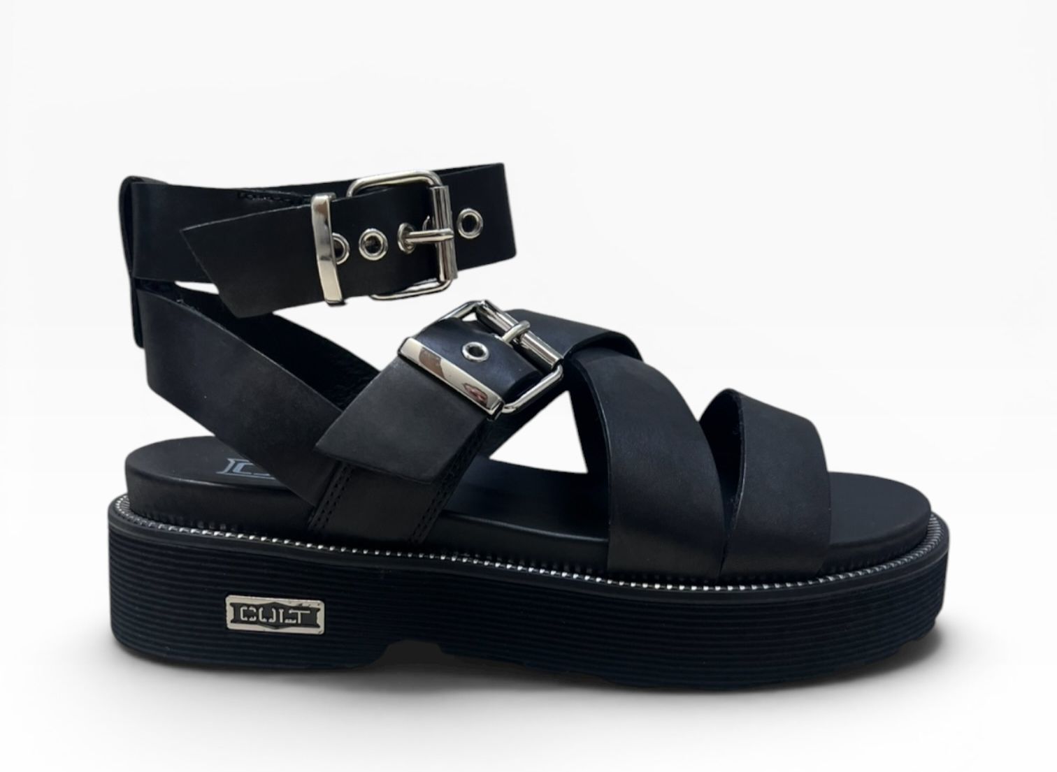 SANDALI DONNA “CULT” CLW344200 ZIGGY PELLE NERO