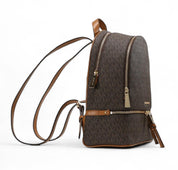 Borsa Zaino Grande Donna “MICHAEL KORS” RHEA ZIP Large Backpack 30F7GEZB7B  Brown/Marrone