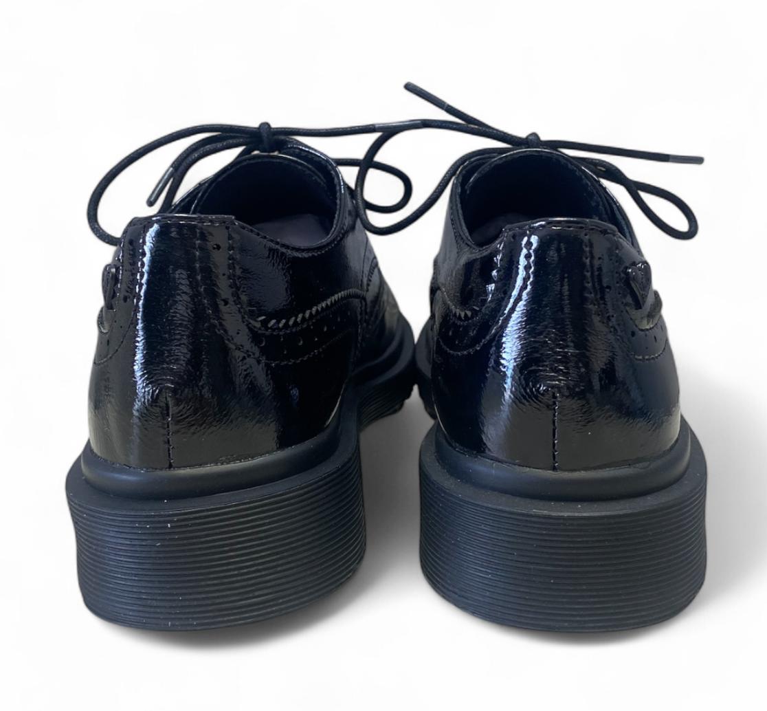 Stringata Francesina  Donna “BRACCIALINI” L92 Nero