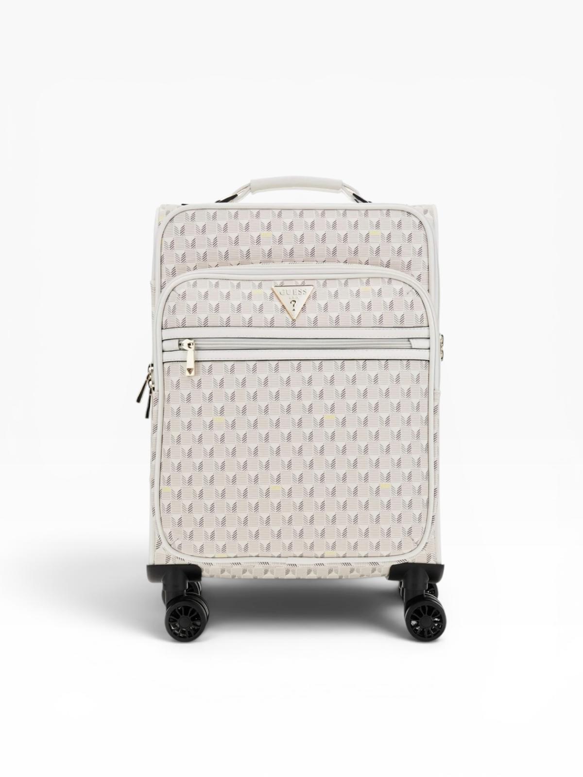 BORSA TROLLEY “GUESS” J9091982 TRAVEL STONE LOGO  CREMA