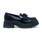 Mocassini Donna “Braccialini” L38 Vernice Nero