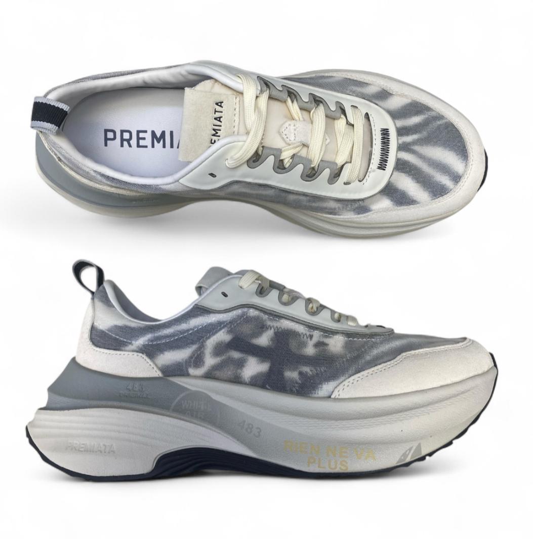 Sneakers Donna "PREMIATA" Timeless Hill 7507 Avorio