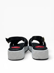 Sandali Donna "LOVE MOSCHINO" JA16345I0IJK5000 HEART55 Pailettes+Pelle Nero