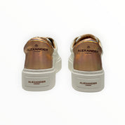 SNEAKERS  “ALEXANDER SMITH” LONDON HIGH LHW 8272 WIP PELLE BIANCO/RAME METAL