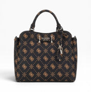 BORSA Donna “GUESS” GP989006 Silia espresso Logo Marrone Scuro
