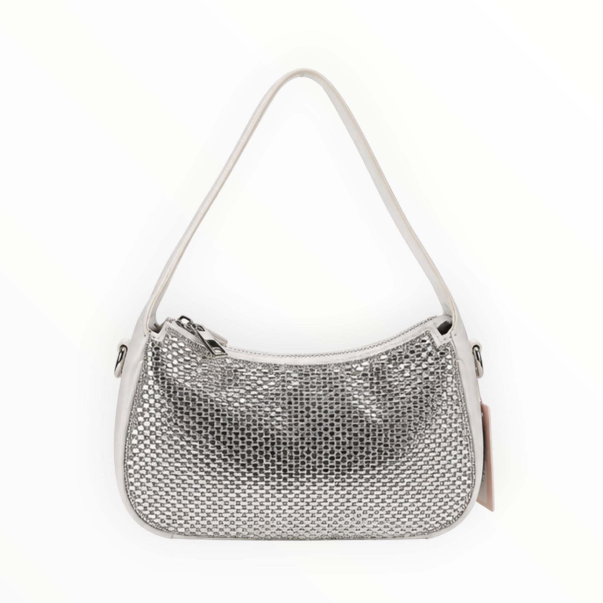 BORSA DONNA “LIU JO” AA3D44 T0426 XS HOBO BIANCO+CRISTAL