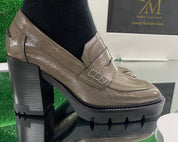 Mocassini Donna “Janet&Janet”   06051  Autunno/Inverno 2024/2025 – Naplak Tortora