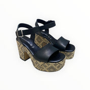 Sandali Tacco Zeppa Donna “PREGUNTA”2519002 003 Nero