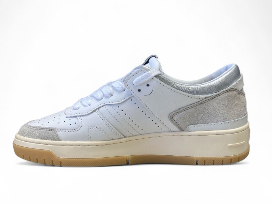 Sneakers Donna "D.A.T.E." Torneo Classic Bianco/Argento