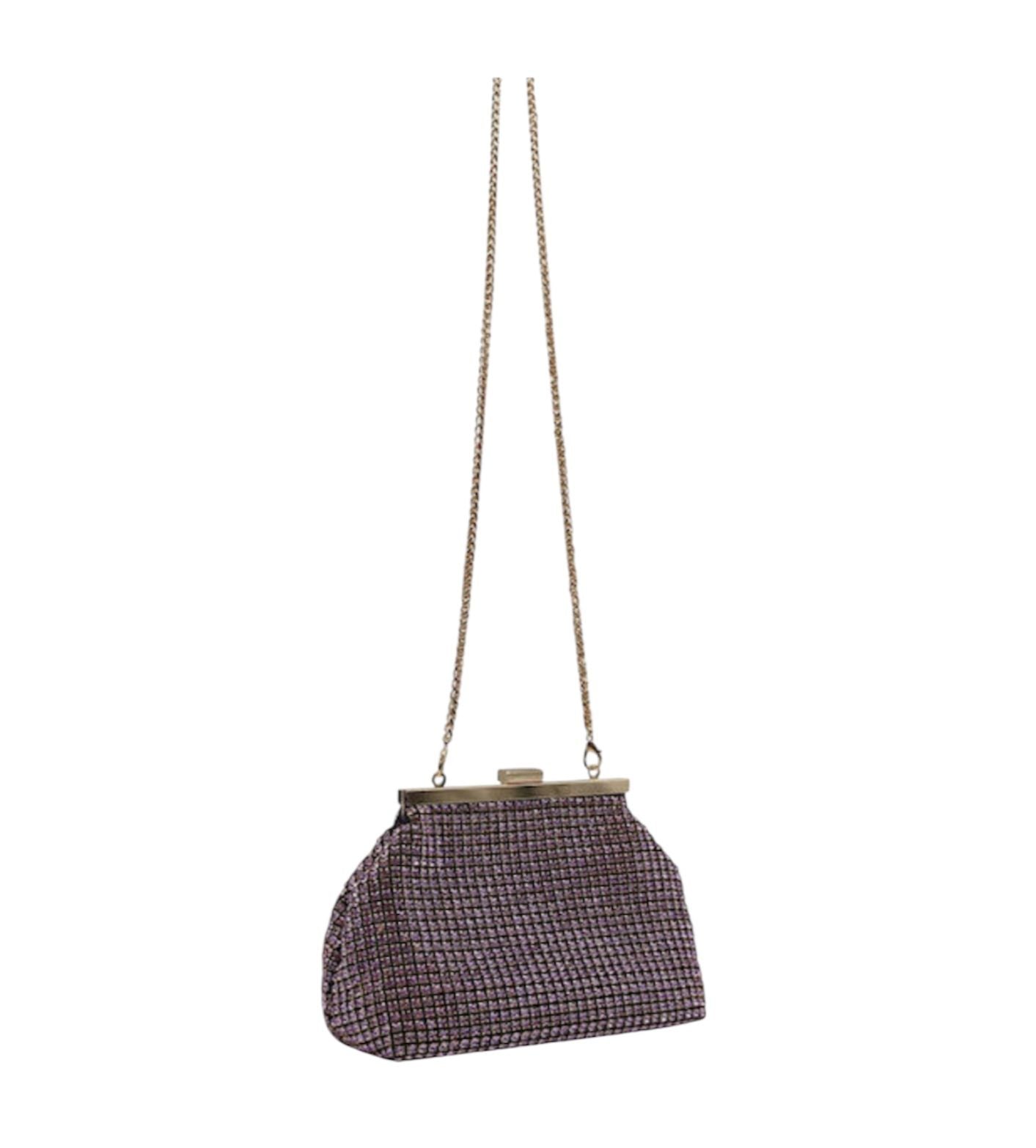 BORSA DONNA “MENBUR” 85839 0008 STRASS  VIOLA