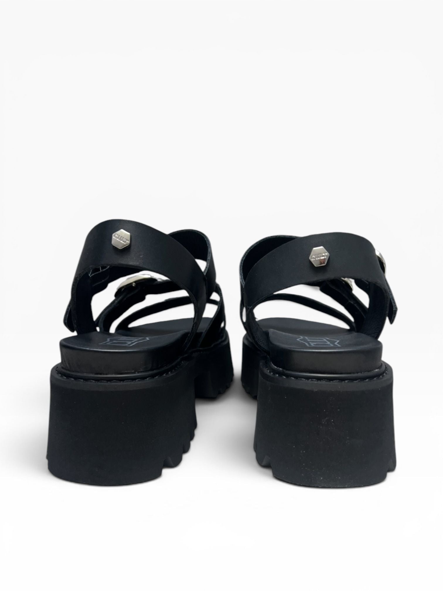 SANDALI DONNA “CULT” CLW453600 CHER PELLE NERO