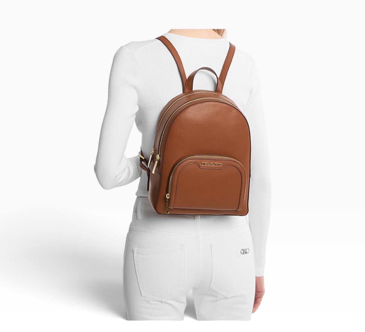 Zaino Donna “MICHAEL KORS” JAYCEE ZIP Medium Backpack 35S2G8TB2L  PTK LEATHER LUGGAGE