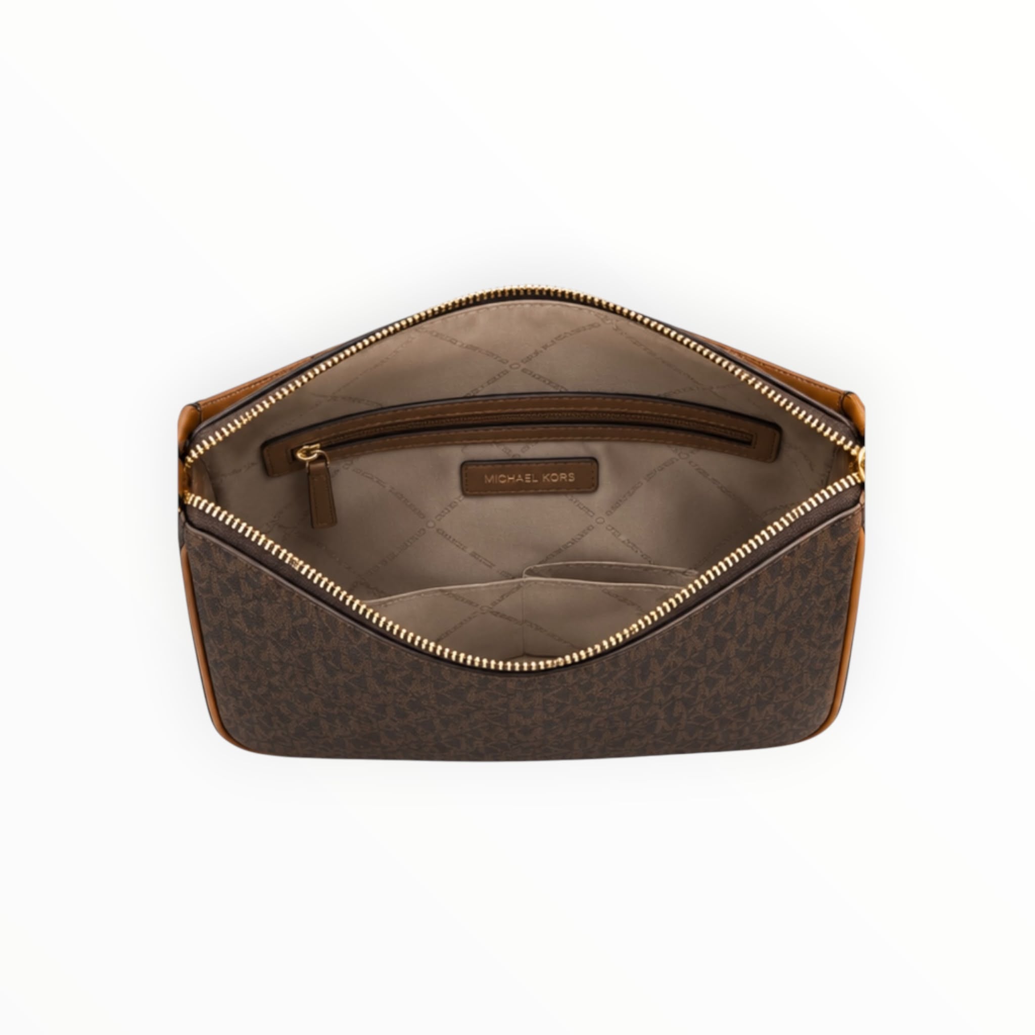 Borsa Donna “MICHAEL KORS” NAYLA 35S6G5ZM2B MD MESSANGER BROWN MARRONE