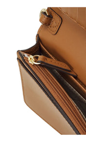 Borsa Donna “MICHAEL KORS” JET SET CHARM 32S1GT9C2B SMALL PHONE CROSSBODY Pelle Marrone/Cuoio