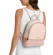 Zaino Donna “MICHAEL KORS” RHEA ZIP Medium Backpack 35S5GRAB6V PWD BLSH Multi Rosa