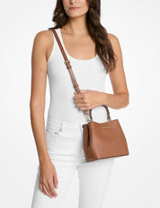 Borsa Donna “MICHAEL KORS” PRATT  35S4G3FM5T SMALL BCKT SAFFIANO Marrone