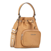 Borsa Donna Secchiello  “MICHAEL KORS” KHAI 35T5S5FM1C SMALL BUCKET Nylon  Camel