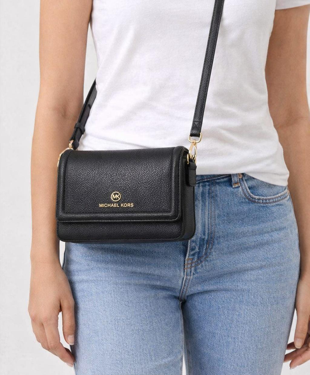 Borsa Donna “MICHAEL KORS” JET SET CHARM 32S1GT9C5L SMALL CROSSBODY  Nero