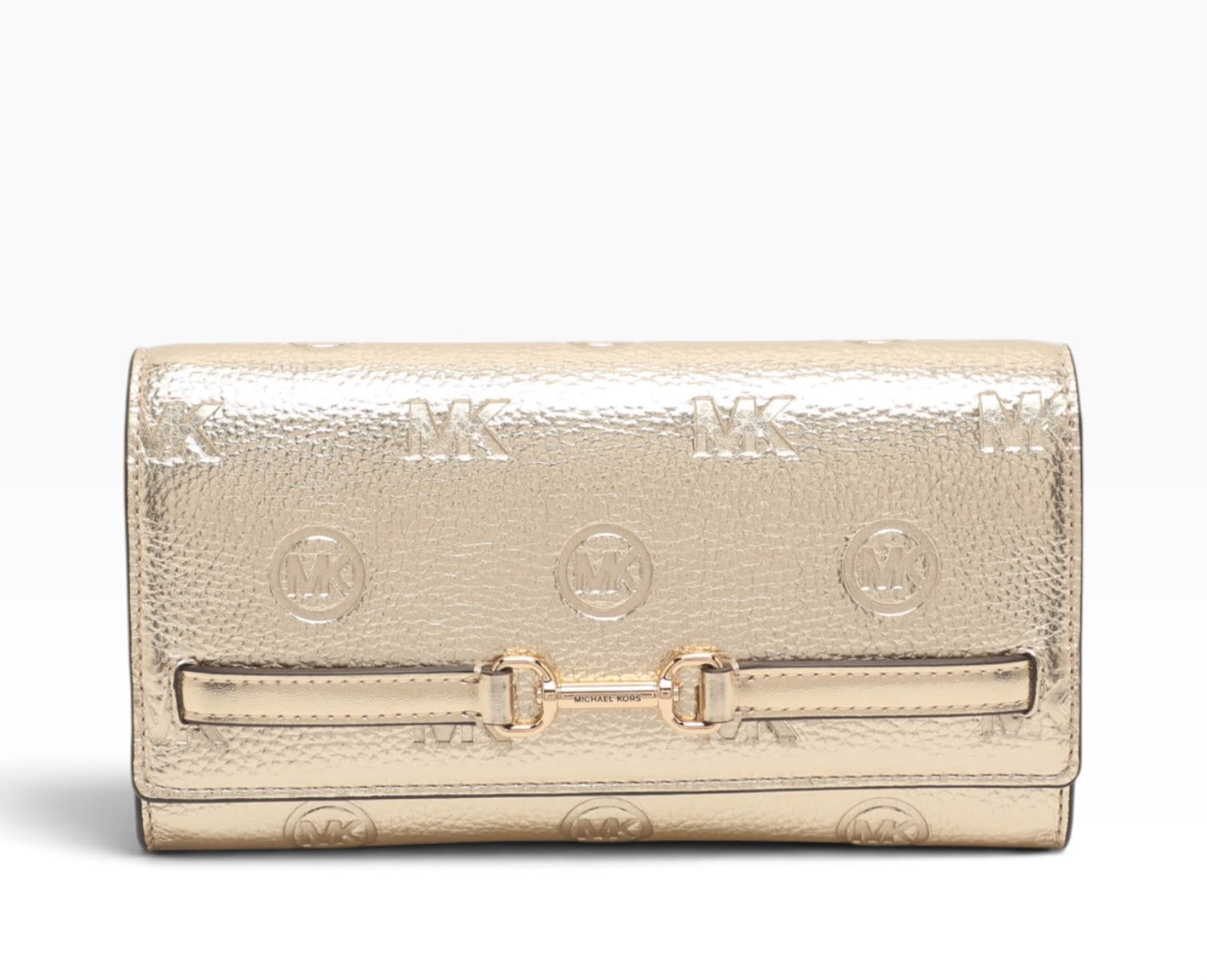 Borsa Donna “MICHAEL KORS” CARSON  35R6G2ZC7M LARGE WALLET ORO GOLD