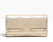 Borsa Donna “MICHAEL KORS” CARSON  35R6G2ZC7M LARGE WALLET ORO GOLD