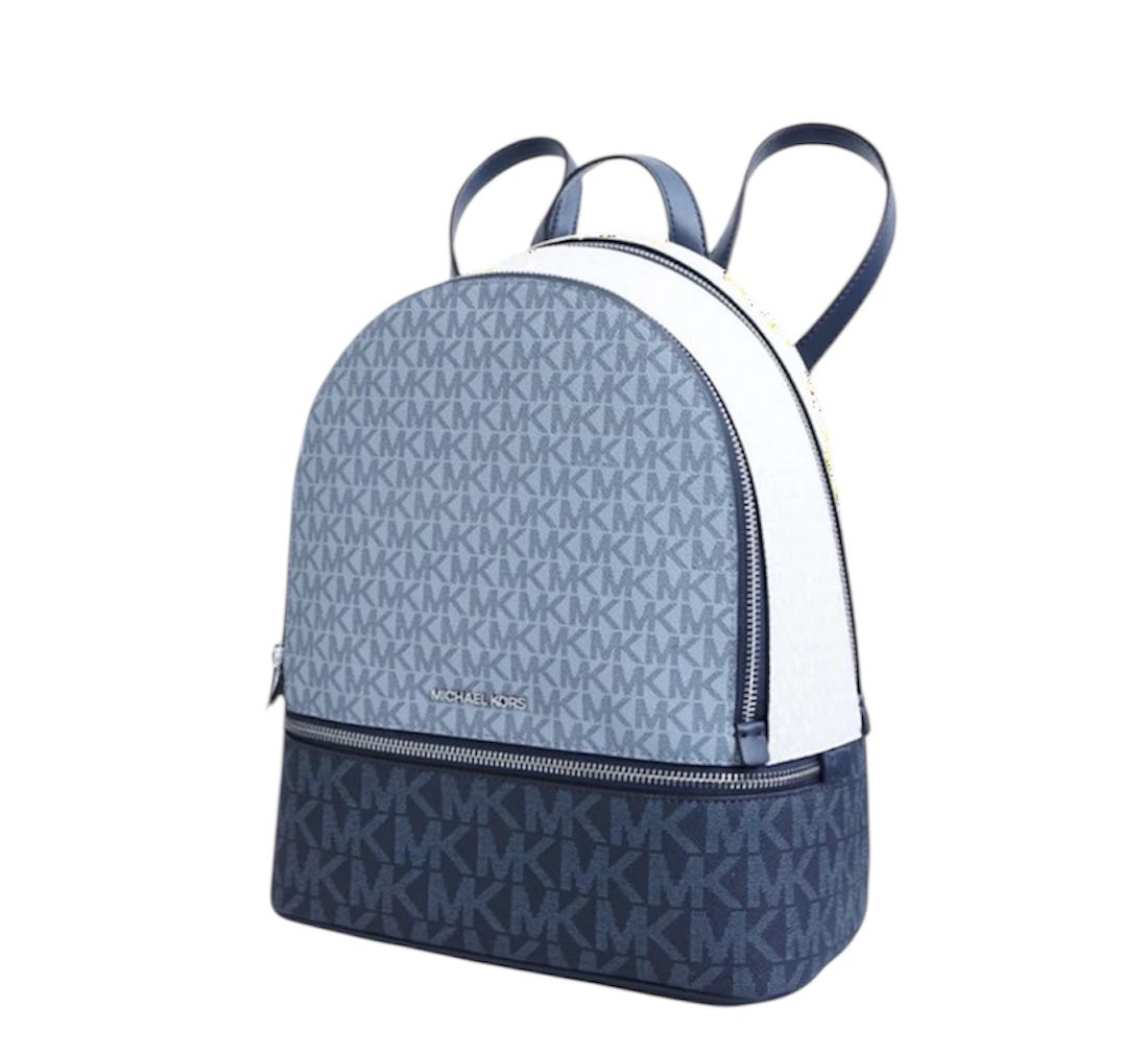 Zaino Donna “MICHAEL KORS” RHEA ZIP Medium Backpack 35S5SRAB6V  ADMIRL Multi Blu