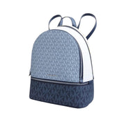 Zaino Donna “MICHAEL KORS” RHEA ZIP Medium Backpack 35S5SRAB6V  ADMIRL Multi Blu