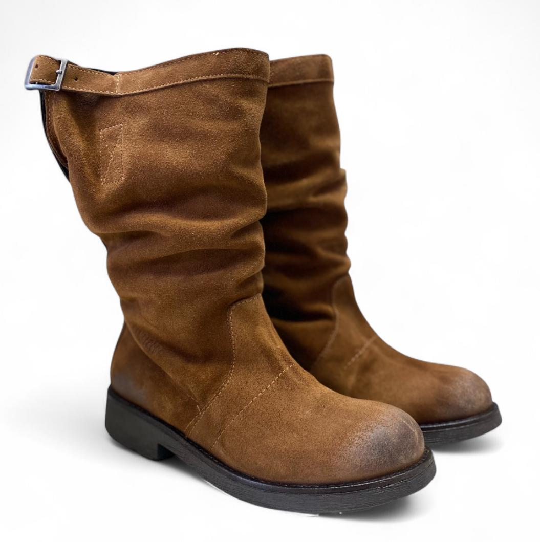 Stivaletti Donna “Bikkembergs” 20321 B Pelle Marrone