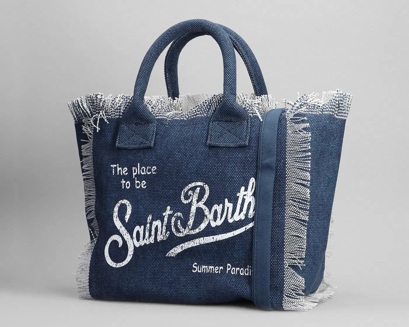 BORSA DONNA “MC2 SAINT BARTH ” COLETTE INDIGO PRIMAVERA ESTATE 2025 BLU SCURO