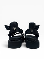 SANDALI DONNA “CULT” CLW344200 ZIGGY PELLE NERO
