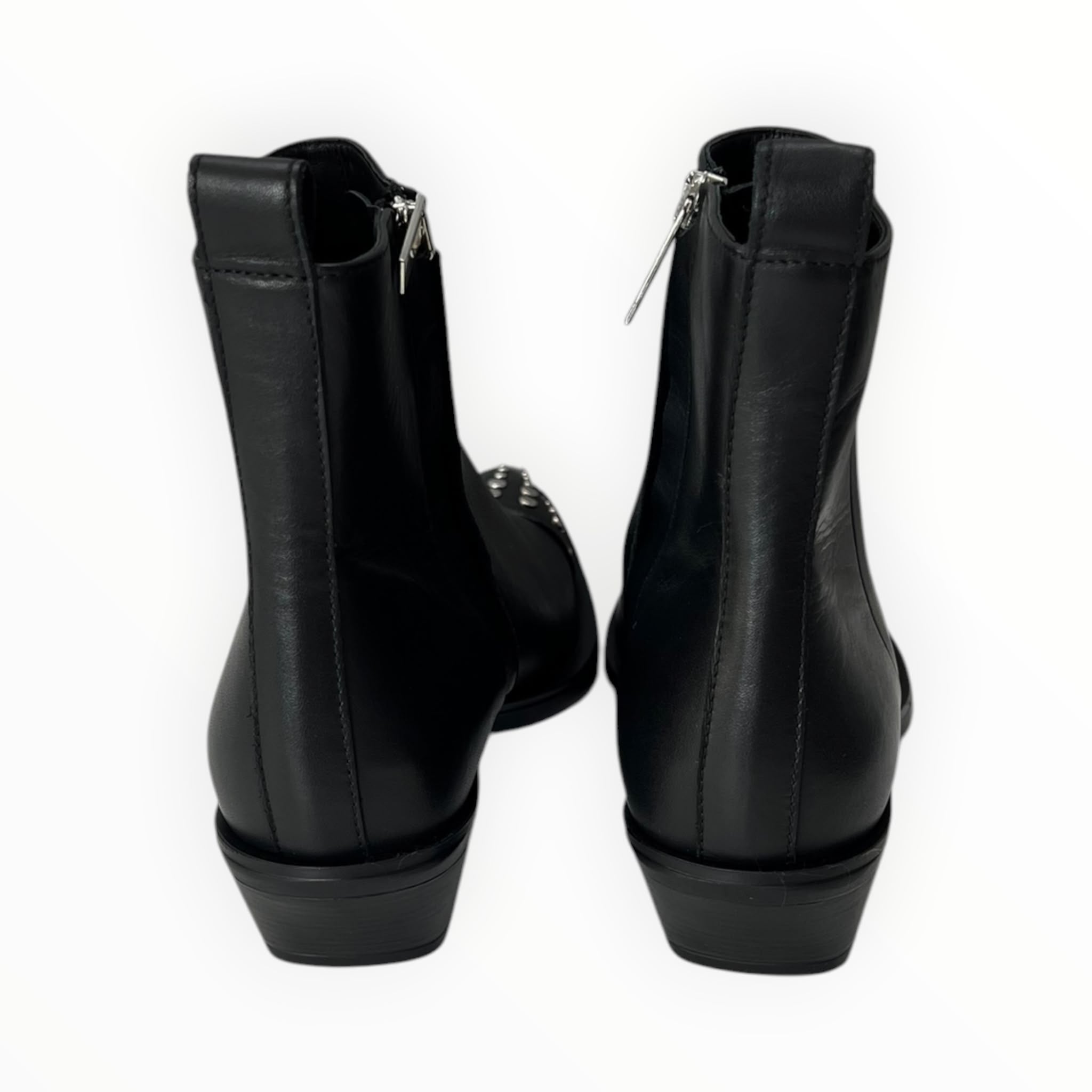 Stivaletti Texani Donna “CARMENS” Kelly Studs 56306 Pelle Nero