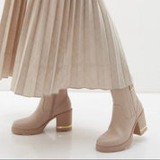 Stivaletti Donna "LIU.JO" Gloria 24 Ankle Boot Cream