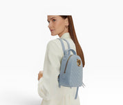 BORSA ZAINO  DONNA “PINKO ” LOVE CLICK MINI BACKPACK E57Q VITELLO LIGHT BLU