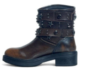 Stivaletti Donna “Cult” Who CLE104129  Brown/Black Spazzolato