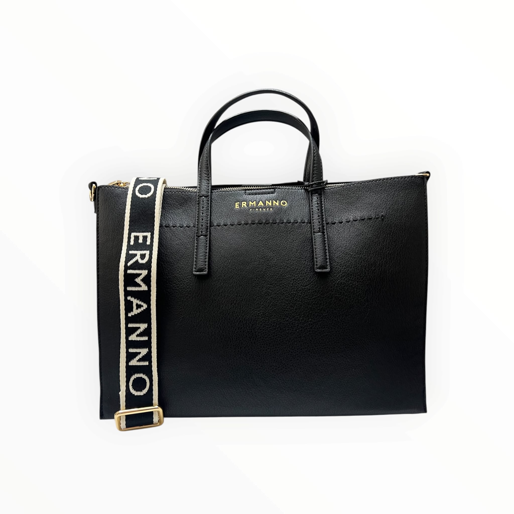BORSA DONNA “ERMANNO SCERVINO FIRENZE” LARGE TOTE TIARA NERO