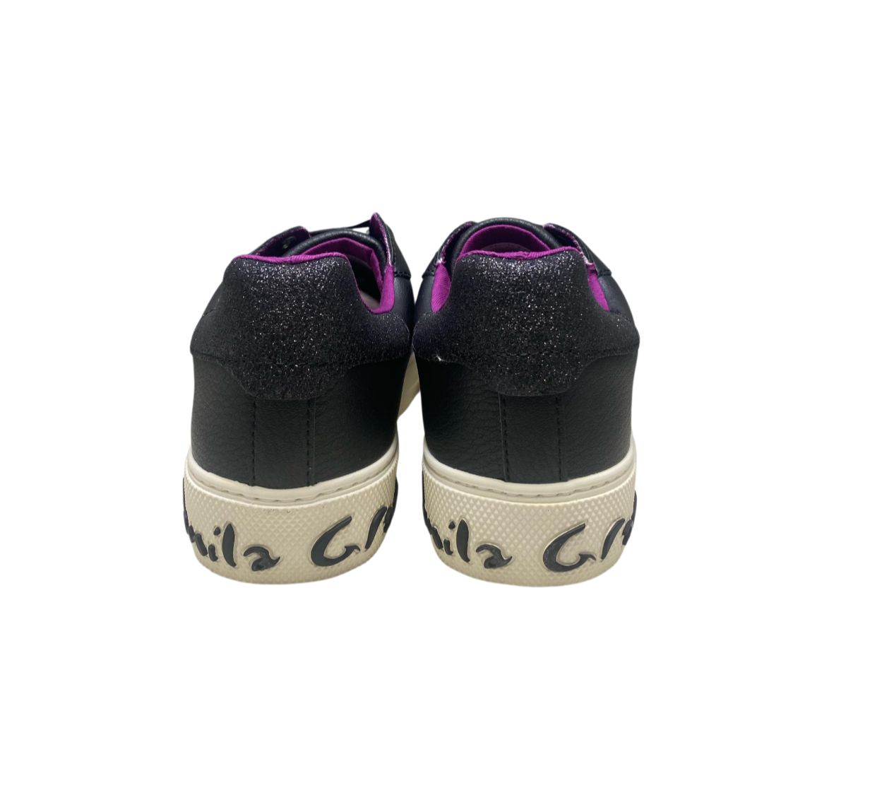 Sneakers Donna "MANILA GRACE" Vera Pelle Nero R3A9