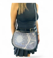 Borsa Donna “GATTINONI ROMA” Macro Hobo Smoke