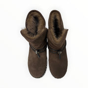 Stivaletti Donna “ELVIO ZAN" EC0304X Pelle Testa di Moro