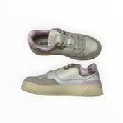 SNEAKERS “AUTRY” CLC ROLW MM42 PELLE BIANCO/ROSA