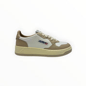 SNEAKERS DONNA “AUTRY” MEDALIST AULW WB51 PELLE BIANCO/TAUPE