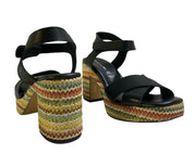 SANDALI TACCO DONNA “PREGUNTA” 2419522 PRIMAVERA ESTATE 2025 NERO