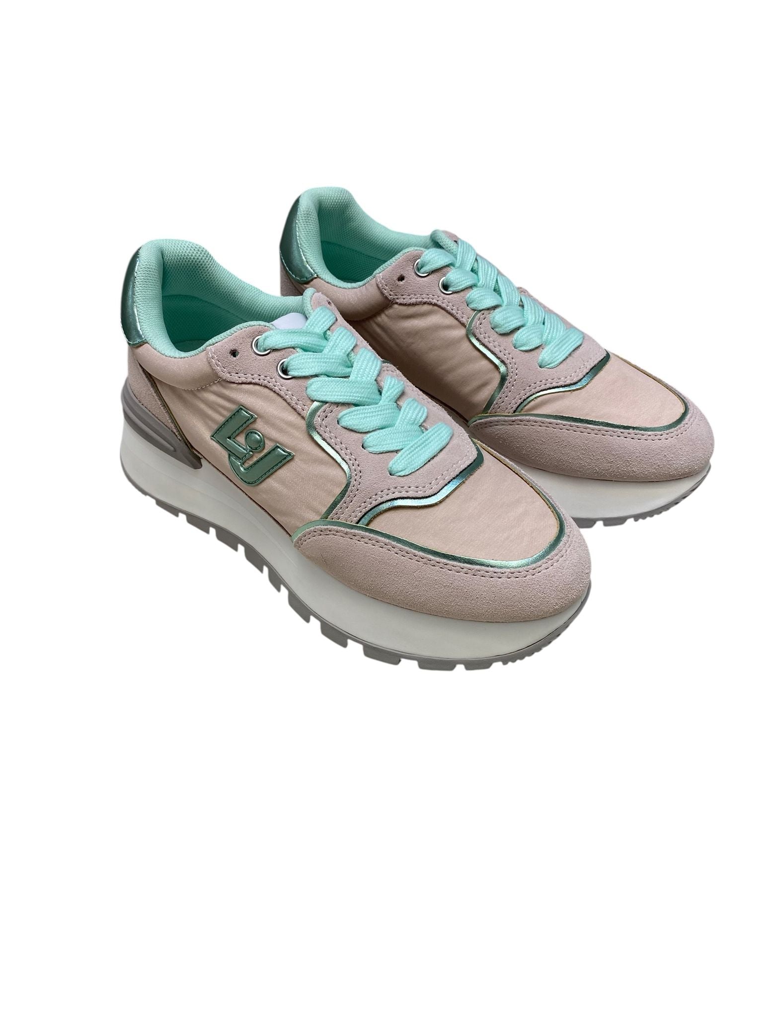 SNEAKERS DONNA “LIU JO” AMAZING 25 S3621 SUEDE/NYLON ROSA