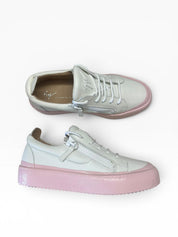 Sneakers Donna “GIUSEPPE ZANOTTI” 1RS30002  C94702BV A1 Logoball Gel Bianco/Rosa