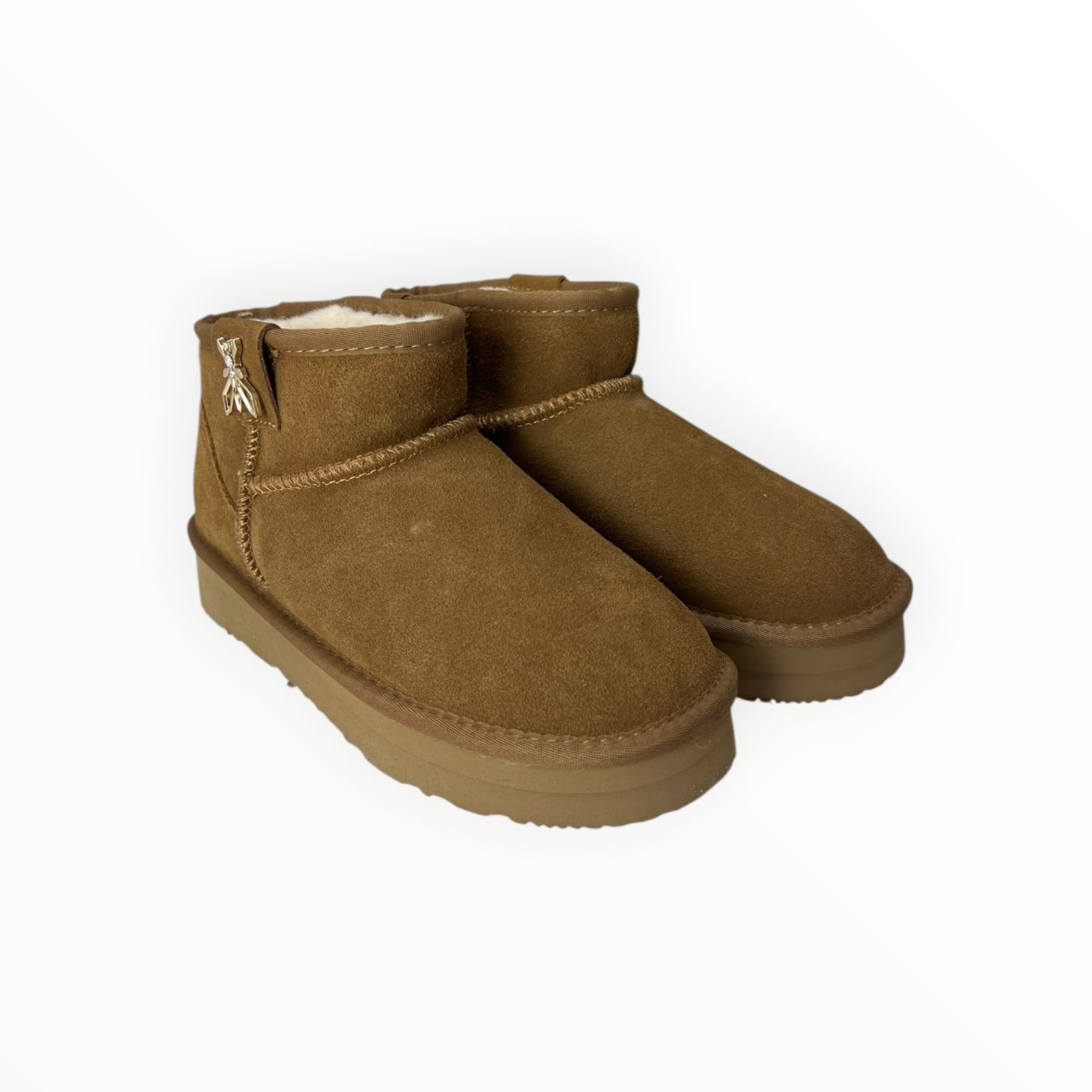 Stivaletti  Donna “PATRIZIA PEPE" PPJ989 Camoscio Camel