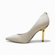 Décolleté Donna “GUESS” FL7CNCLEA08 Pelle Crema