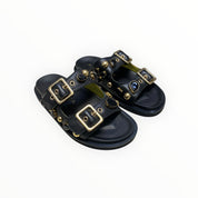 Sandali Ciabatte  Donna “APEPAZZA” FIORE S5FUSS04/STO  Nero