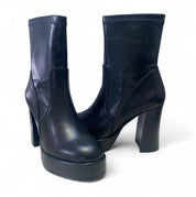 Stivaletti Donna “APEPAZZA" F3TWIGGY02/LEA TEA Elasticizzati Nero