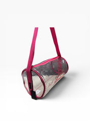 BORSA  DONNA “PINKO ”SAINT TROPEZ SUMMER BAG 1Z202M Y 63T TRASPARENTE PVC FUXIA