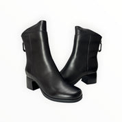 Stivaletti Donna “ELVIO ZAN" EA0701X Pelle Nero