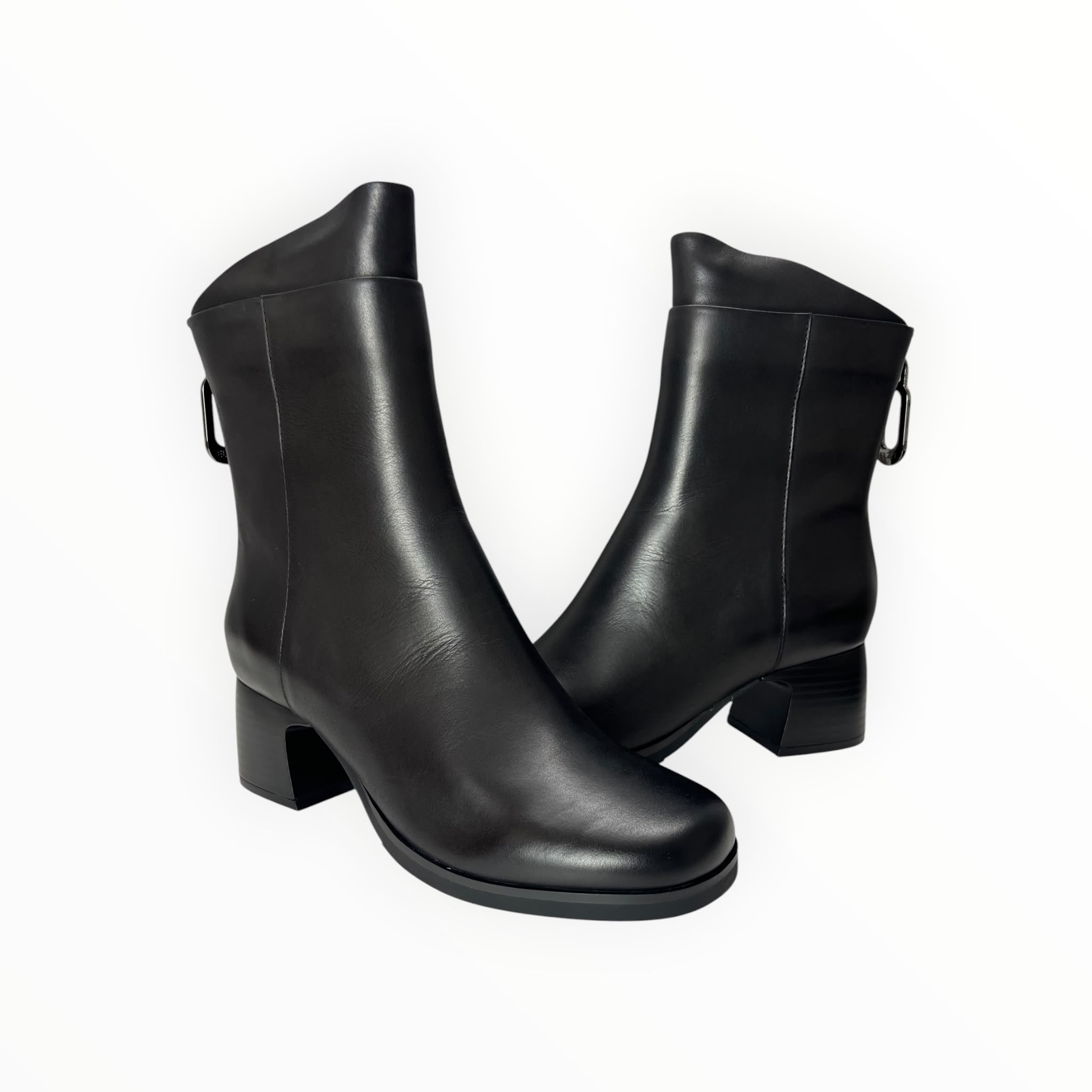 Stivaletti Donna “ELVIO ZAN" EA0701X Pelle Nero