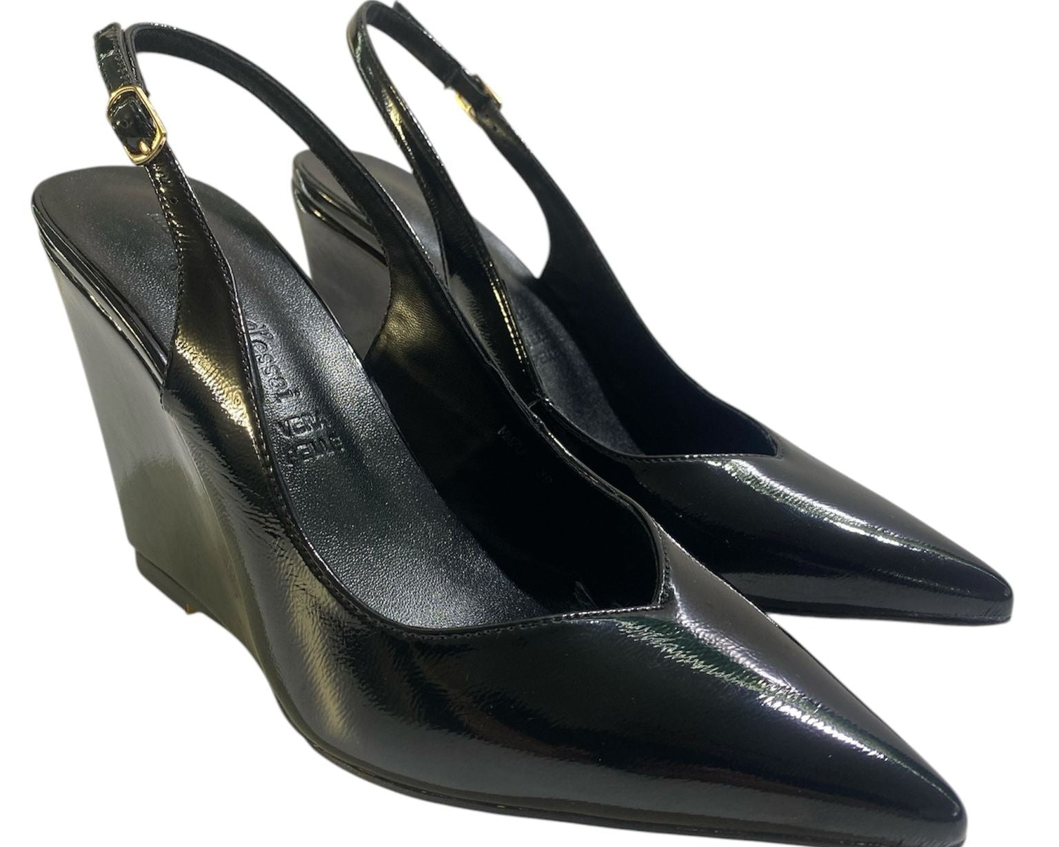 DèCOLLETTè CHANEL ZEPPA DONNA “MANUFACTURE D'ESSAI” MM70 VERNICE NERO